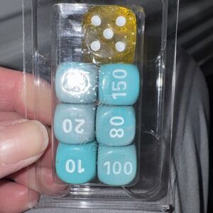 Pokemon TCG Official Damage Dice Set Game Dice Counters "Surging Spikes" Ed. NIP